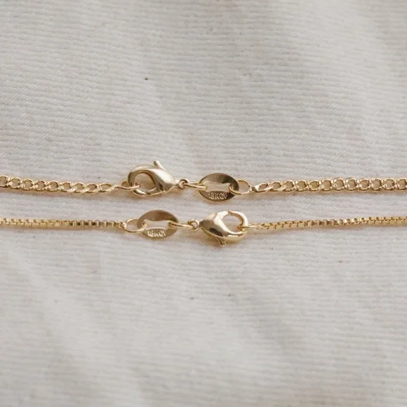 Dainty Gold Chain | 18K Gold Filled - Picture 10 of 11